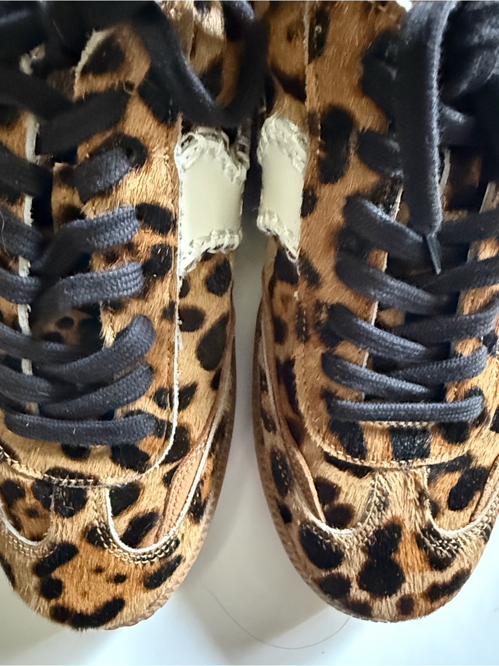 NWT DOLCE VITA NOVICE STITCH DK. LEOPARD SNEAKER 8.5 - Picture 4 of 11